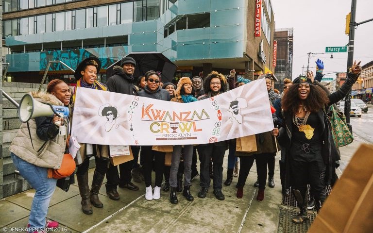 Kwanzaa, BK Reader, Kwanzaa Crawl, Central Brooklyn, Bed-Stuy, Clinton Hill, Fort Greene, Kerry Coddet, Operation Mobilize, Prospect Heights, Crown Heights, bar crawl, Umoja, African diaspora, holiday,