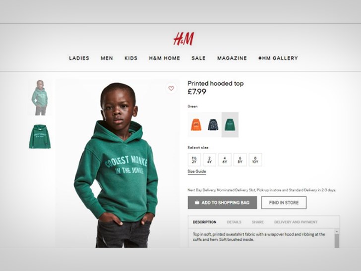 H&M, controversy, land grabbing, racism, coolest monkey in the jungle, editorial, BK Reader