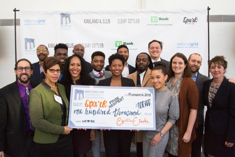 Brooklyn Community Foundation, Cecilia Clarke, Spark Prize 2018, Cave Canem Foundation, the Center for Law and Social Justice at Medgar Evers College, Exalt Youth, GRIOT Circle, Red Hook Initiative, Brooklyn Philanthropy, Brooklyn NonProfits