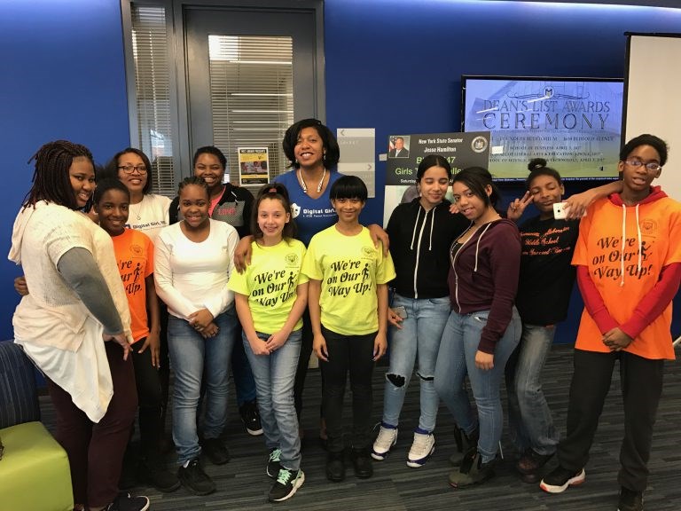 Digital Girl, BK Reader, Digital Girl Inc., Senator Jesse Hamilton, Medgar Evers College, Youth Tech Challenge, STEM, math, engineering, coding, technology, tech education, STEM education, computer science, programming, STEM for girls, STEM of minorities, STEM Brooklyn, 