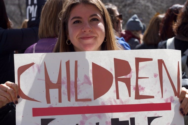 "I marched because I wanted to support the lives that we've lost in Parkland and in various other cities. I marched for those who we speak about and the ones we don't." - Christina, 24, Bed-Stuy