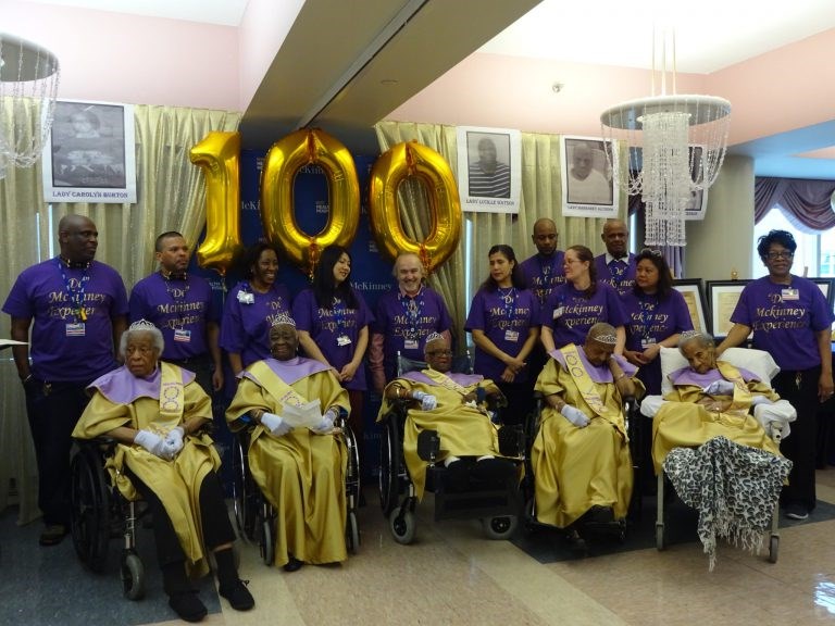 Women's History Month, six centenarians, NYC Health + Hospitals, Angela Cooper, Eslyn Simpson, Margaret Alcindor, Caroline Binns, Carolyn Burton, Rebecca Gilmore, Enid Peterkin, Lucille Watson, 100 year old brooklynites