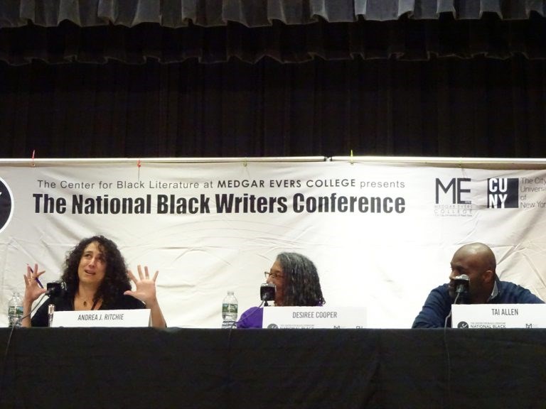 National Black Writers Conference, Gathering at the Waters: A Call for Healing, black literature, Josef Sorett, Desiree Cooper, Andrea J. Ritchie, Tai Allen, healing through writing, police violence, traumatic stories, literary activism, Medgar Evers College 