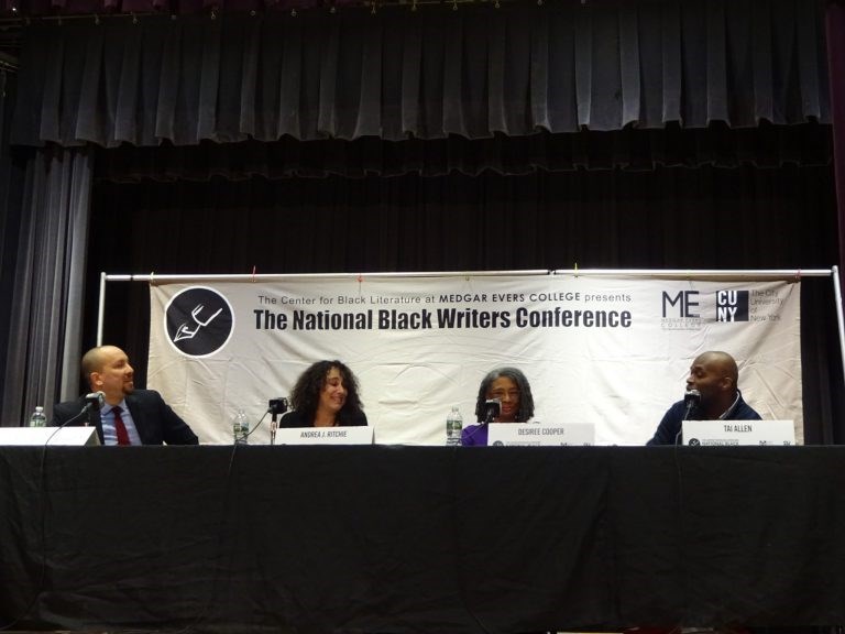 National Black Writers Conference, Gathering at the Waters: A Call for Healing, black literature, Josef Sorett, Desiree Cooper, Andrea J. Ritchie, Tai Allen, healing through writing, police violence, traumatic stories, literary activism, Medgar Evers College