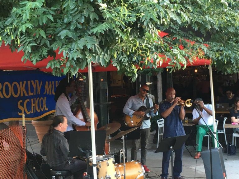 Live jazz will have Brooklynites grooving. 