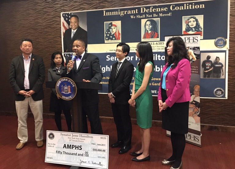 Senator Hamilton is allocating $185.000 in additional funding to local immigrant advocacy groups.