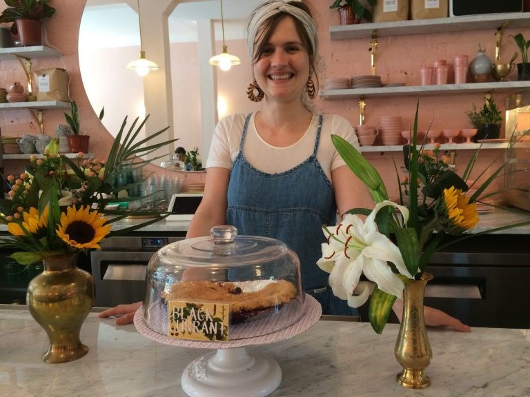 Petra, co-owner and headbaker of Petee's Pie