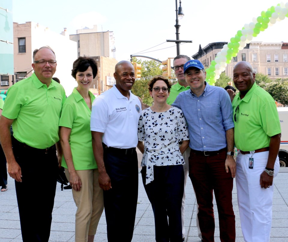Healthfirst Senior Executives with Brooklyn Borough President Eric Adams and DOT Commissioner Trottenberg