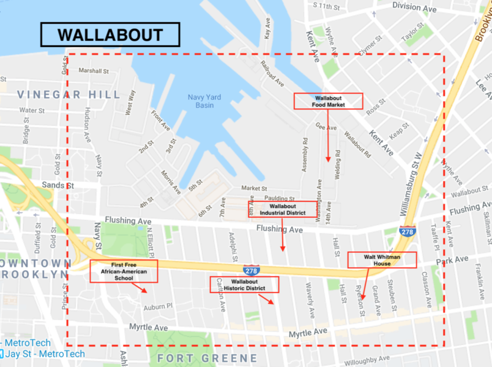 Wallabout Map
