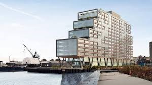 Oonee bicycle pods, The Condos at Navy Green, Brooklyn Grange, Brooklyn Navy Yard, Dock 72, WeWork, Rudin Development Company Inc., Boston Properties, BK Reader