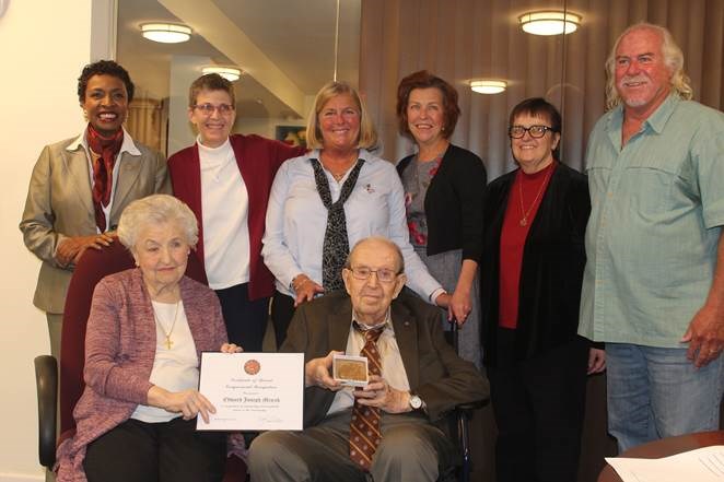 Congresswoman Clarke honors WWII with Congressional Gold Medal.