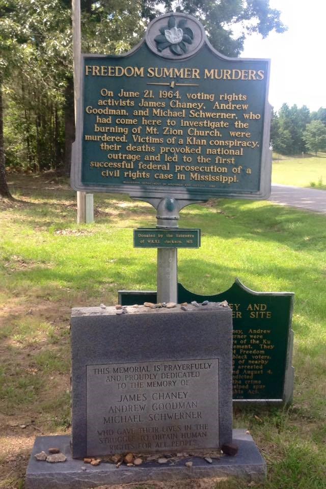 Goodman, Chaney, Schwerner, Voting Rights Act of 1964, Freedom Summer, CORE, Philadelphia Mississippi, Bud Cole, Beatrice Cole, Mt. Zion Baptist Church, 2018 midterm elections, get out the vote, black voter turnout