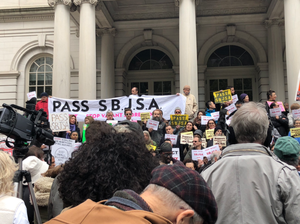 The Small Business Job Survival Act is a bill concerned with commercial vacancies and the fate of small businesses in Central Brooklyn.