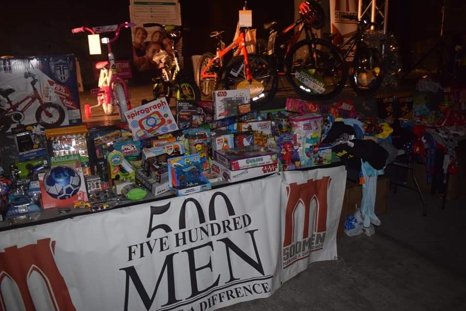 Santa brought a lot of gifts for the good kids of Bed-Stuy.