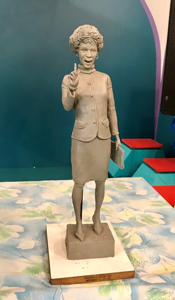 The eight-feet-tall statue of Chisholm is expected to assume its position come July in Brower Park
