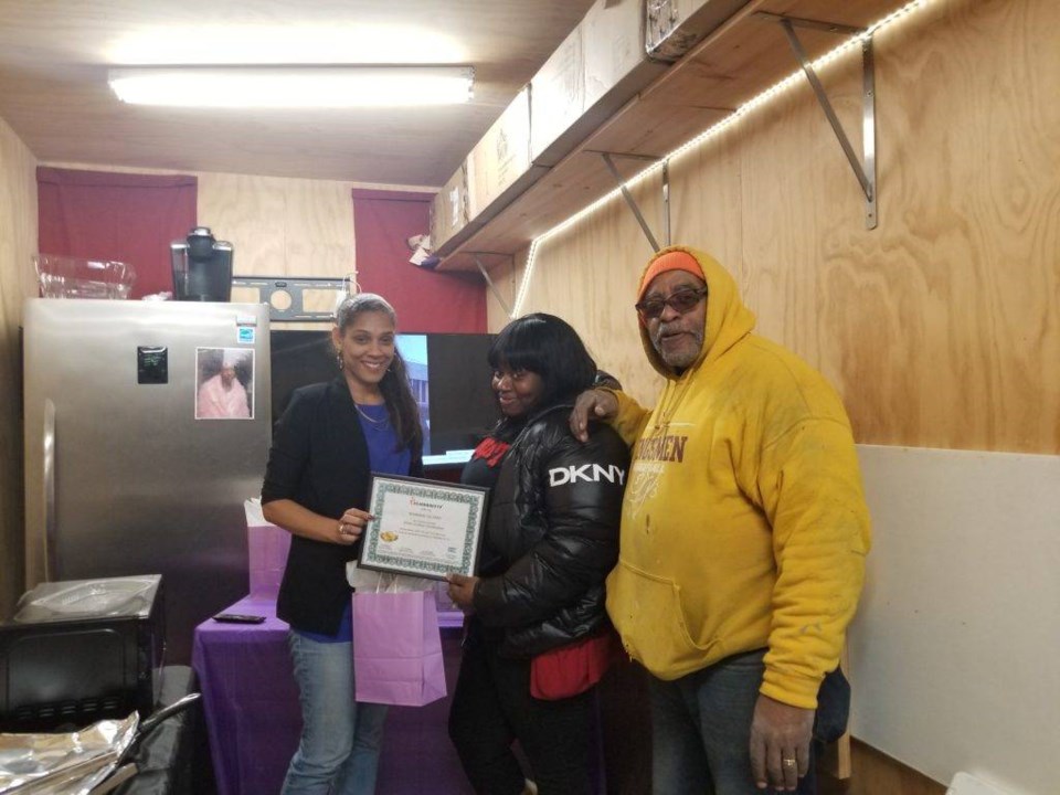 After completing the 16-week program, the residents at Marcus Garvey Apts. have developed new skills and built a new community clubhouse