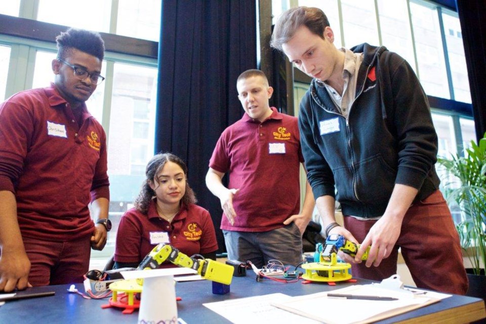 Forty students presented their visions of how technology and engineering can make life better