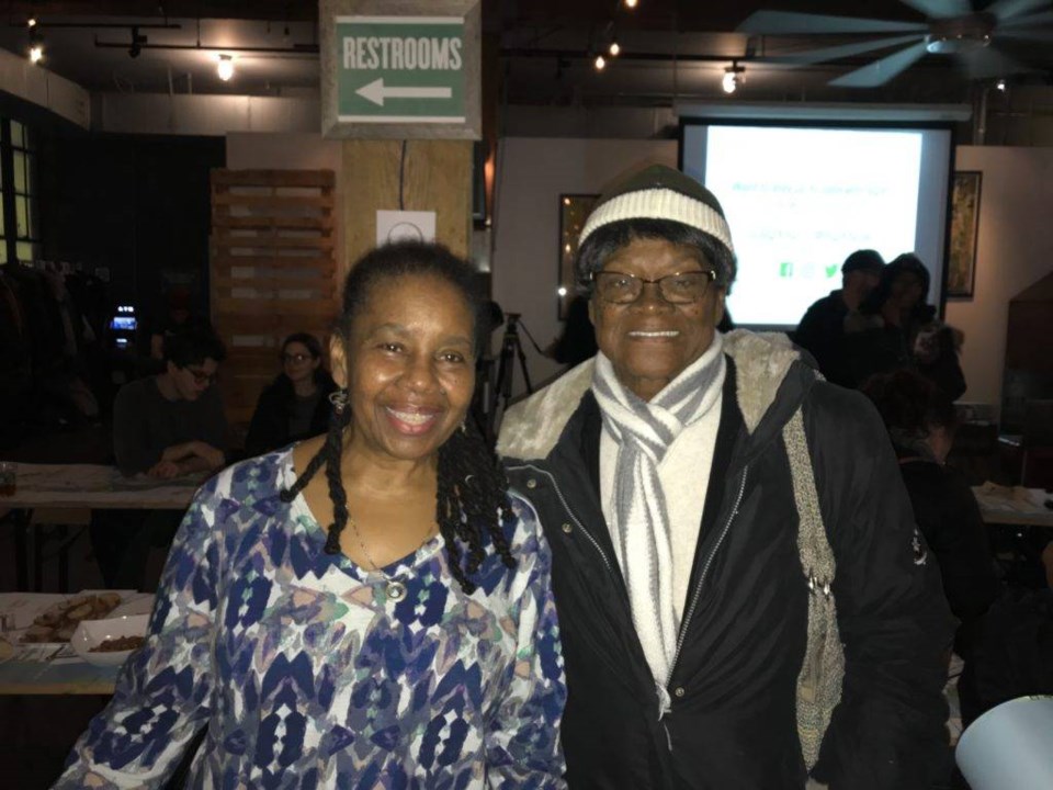 Joanna Parks (left) and Claudia Cogler are in favor of the BQX streetcar project.
