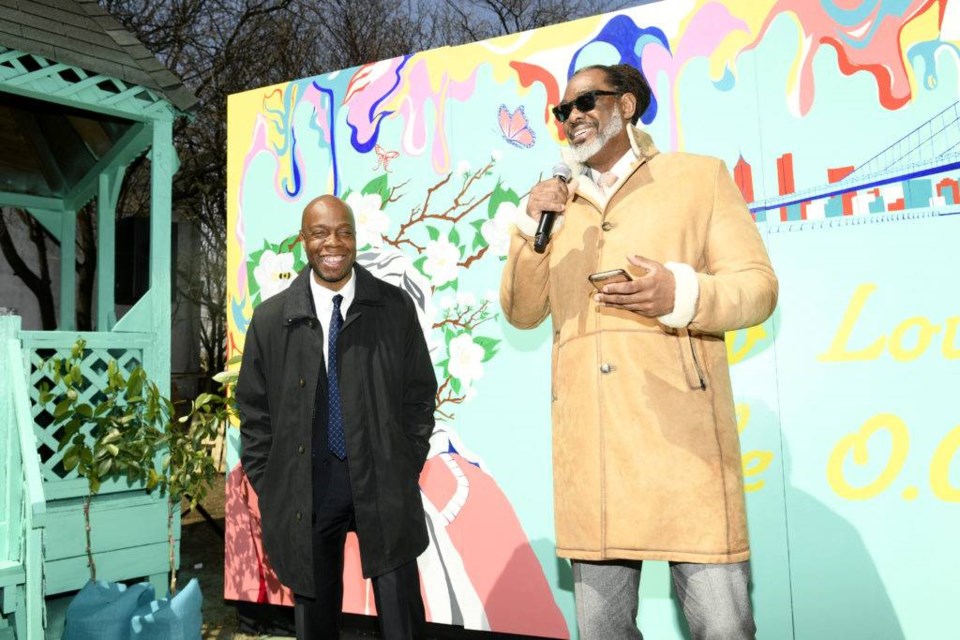 Bed-Stuy's Hattie Carthan Community Garden is spring ready with new garden beds, plants, benches, picnic tables and a mural!