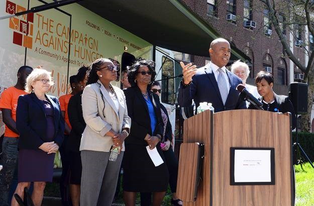 The retrofitted RV bring offer locally-grown, affordable produce combined with workshops and social services to underserved neighborhoods