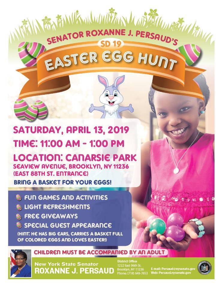 Senator Roxanne J. Persaud's Easter Egg Hunt