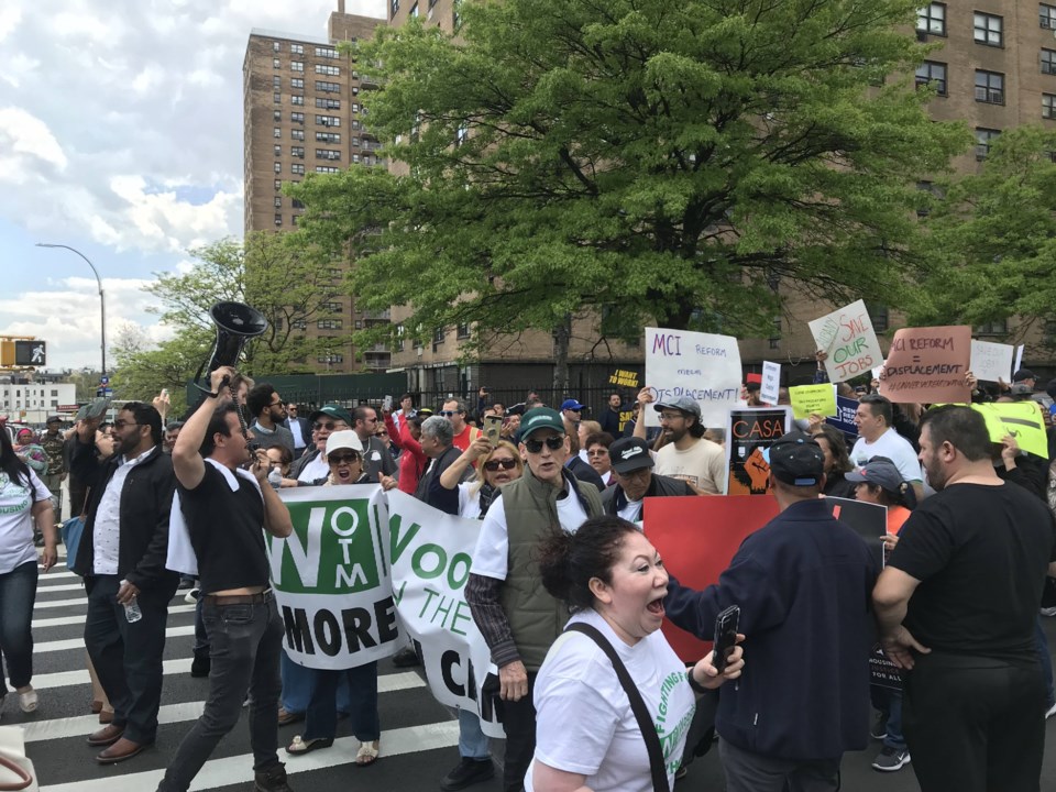 NY State Hearing Rally, BK Reader