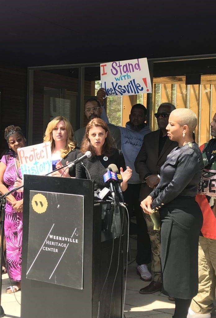 Elected officials and cultural organizations are calling for Weeksville be included in the City budget as member of the Cultural Institutions Group.