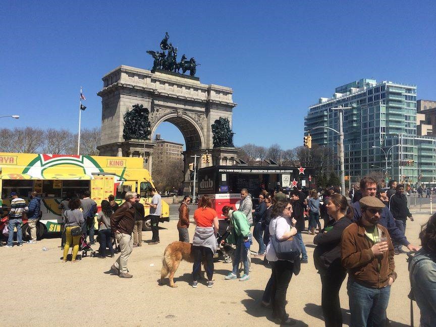 Grand Army Plaza will be the setting for a Food Truck Rally this Father's Day Sunday.