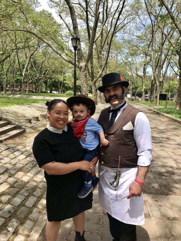 Facial hair enthusiasts of all ages and genders gathered at Fort Greene Park on Saturday for the Walt Whitman Beard and Mustache Competition. 