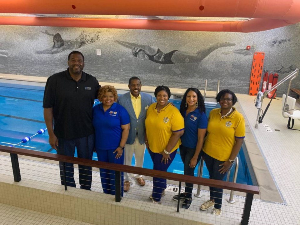 On Saturday, East Flatbush residents learned the basics of water safety during a swim clinic led by 2004 Olympic silver medalist Maritza McClendon at the Thomas S. Murphy Clubhouse.