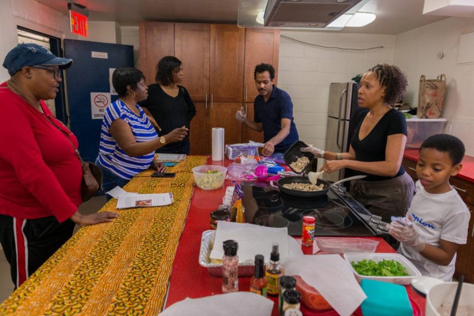 The Brownsville community event featured cooking demonstrations with delicious recipes and scrumptious food samples. 