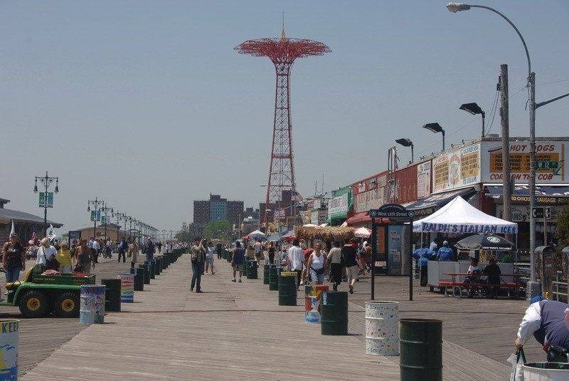 Coney Island Boardwalk.