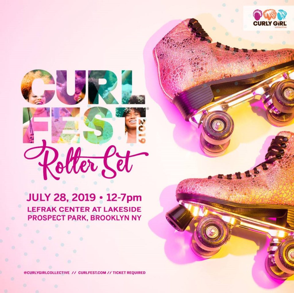 Curlfest, a beautiful, bold celebration of natural hairstyles, returns with a throwback skate party at Prospect Park's LeFrak Center on Sunday, July 28.