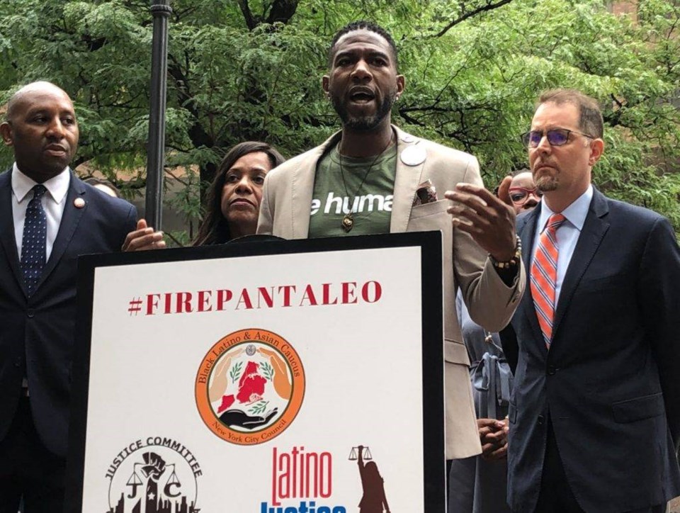 In a joint letter, members of the City Council's Black Latino Asian and Progressive Caucuses, the termination of Pantaleo and all officers involved in Eric Garner's death
