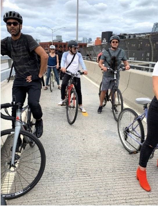 Bike New York, Pulaski Bridge bike path, report, analysis, New York City bike architecture