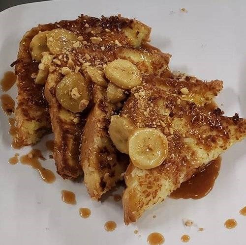 Toasted coconut french toast