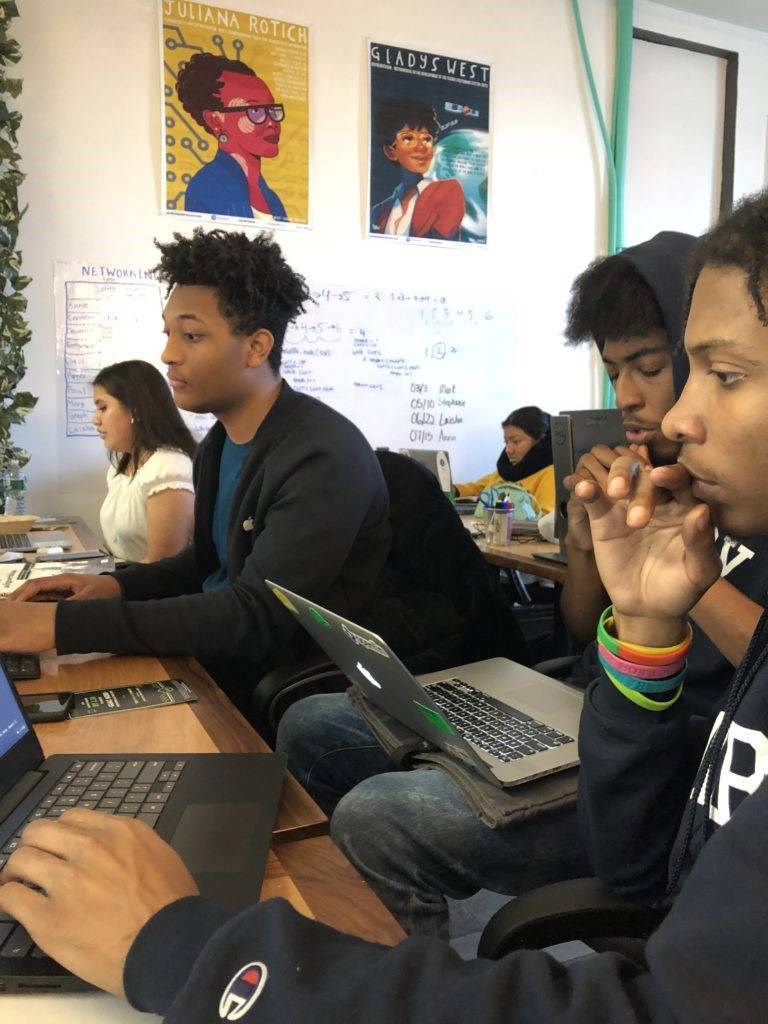 Reuben Ogbonna, Marcy Lab School, tech training, youth programs, youth in technology, Bedford Stuyvesant, Mark Griffith, Carmen Sales, Maya Bhattcharjee