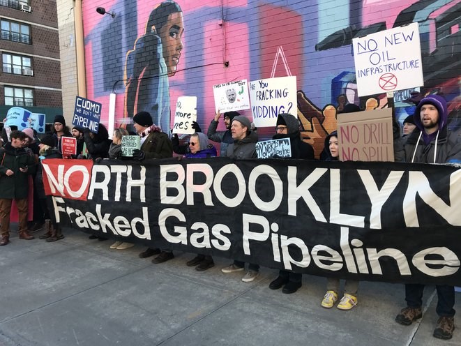 Activists Demand National Grid Halt Project To Extend A Fracked Gas Pipeline Through North Brooklyn