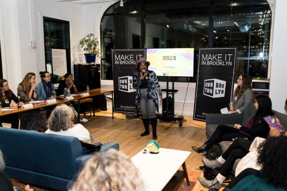 Regina Myer, Downtown Brooklyn Partnership, Make it in Brooklyn, Make it Black, Cognitive ToyBox, BNDL, PracticeWheels, Metapyxl, deadstock clothing, Propel, pitch contest, entrepreneurship