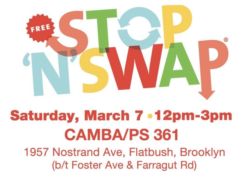 Stop 'N' Swap, GrowNYC, swap event, recycling, sustainability