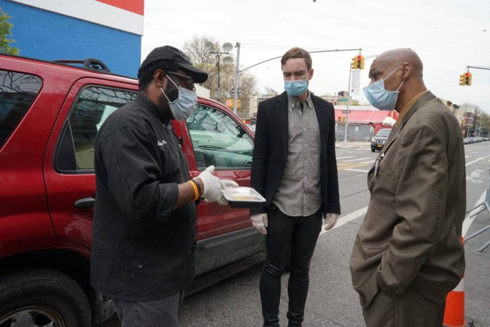 Brownsville Community Culinary Center, Collective Fare, COVID-19, coronavirus, essential workers, Brownsville, LaToya Meaders, Lucas Denton, Rodney Frazier, Meals for All, Brooklyn, first responders, meal deliveries