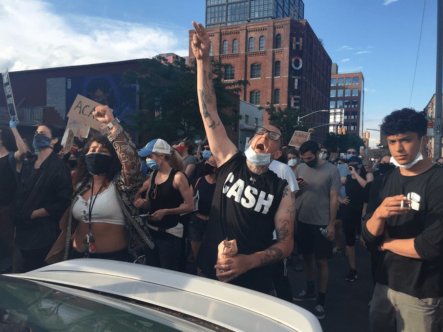 George Floyd protests Brooklyn