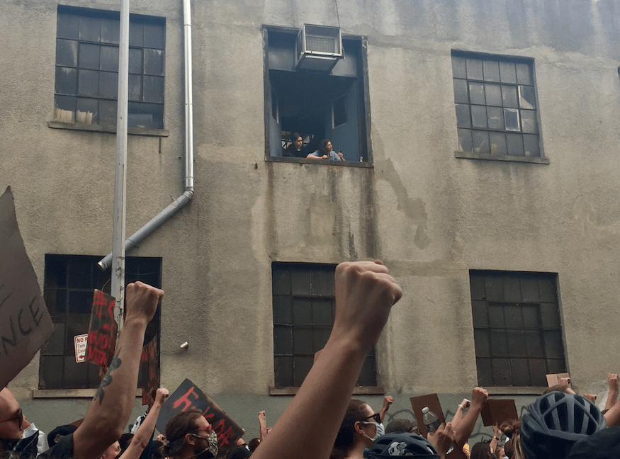 George Floyd protests Brooklyn