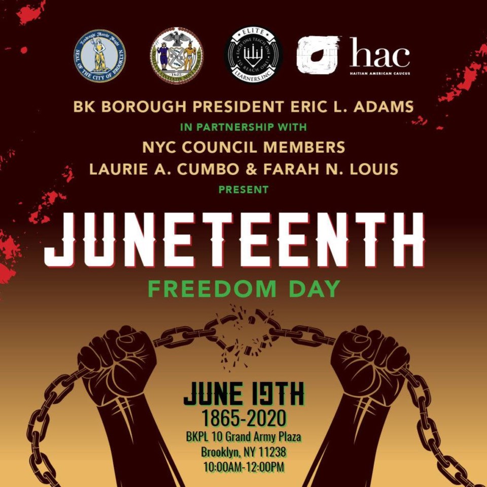 Juneteenth, Brooklyn, celebrations