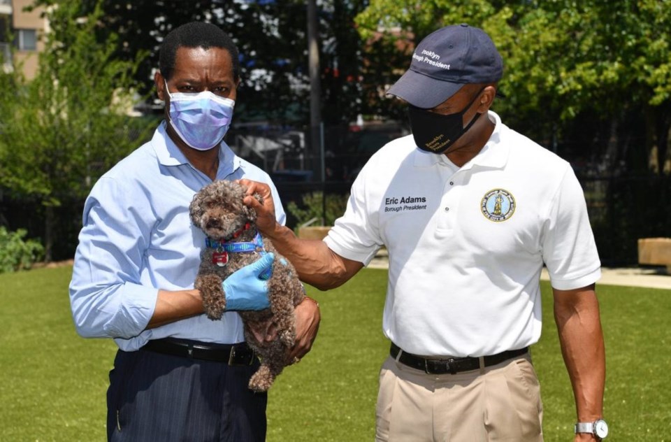 Kensington Dog Run opening ceremony. Photo: Courtesy of Paul Martinka.