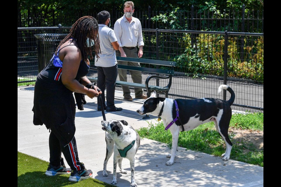 Kensington Dog Run opening ceremony. Photo: Courtesy of Paul Martinka.