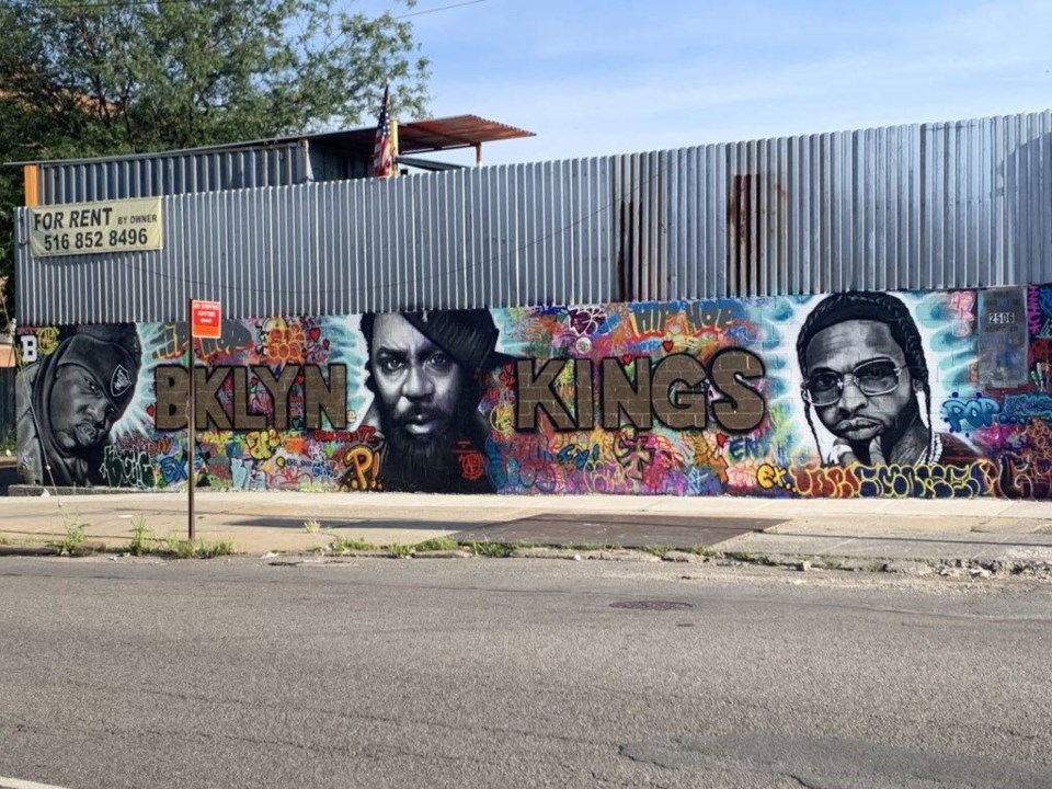 Brooklyn Kings mural on Atlantic Ave. Photo: Courtesy of Will Power.