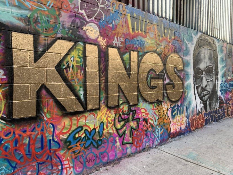 Brooklyn Kings mural on Atlantic Ave. Photo: Courtesy of Will Power.