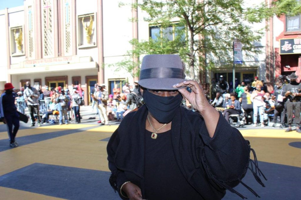 hat, fashion, mural, BLM, Al's Men's Shop, model