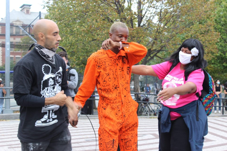 NYPD, protest, Breonna Taylor, Paperboy Prince, Maria Hernandez Park, march